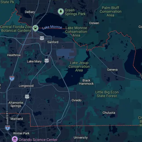 Seminole County Map
